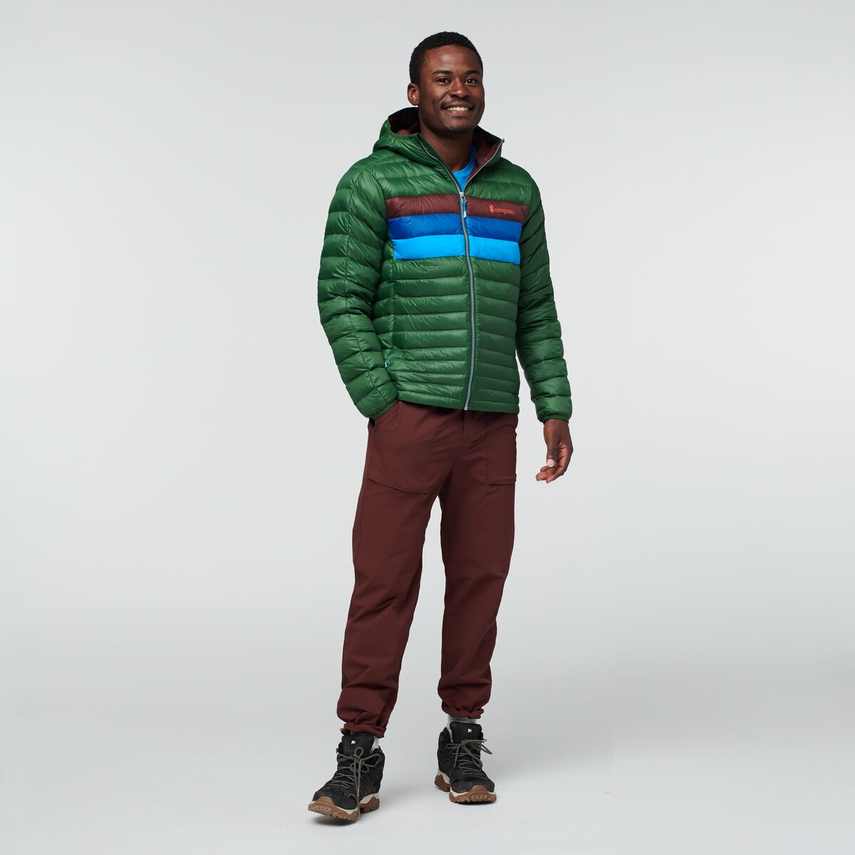 Fuego Hooded Down Jacket - Men's — image 14