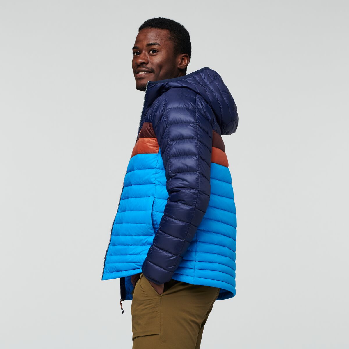 Fuego Hooded Down Jacket - Men's — image 9
