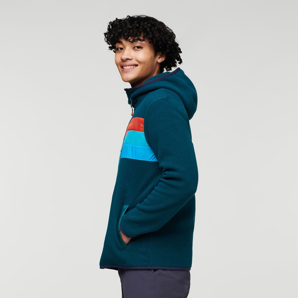 Teca Fleece Hooded Full-Zip Jacket - Men's — image 4