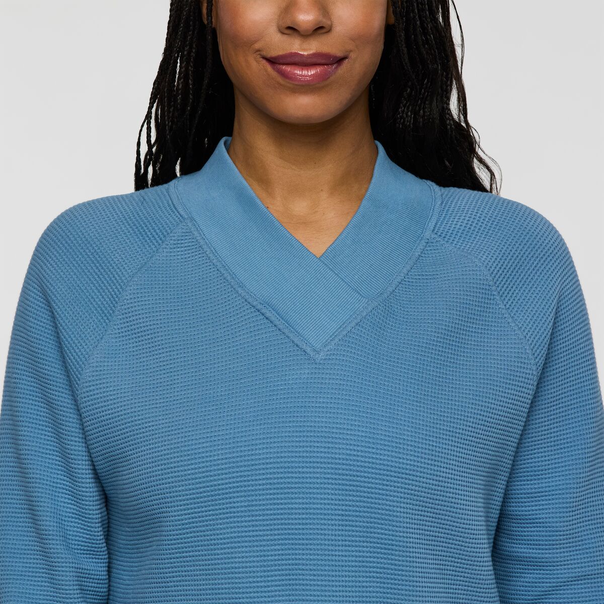 Atajo Long-Sleeve Waffle V-Neck - Women's — image 4