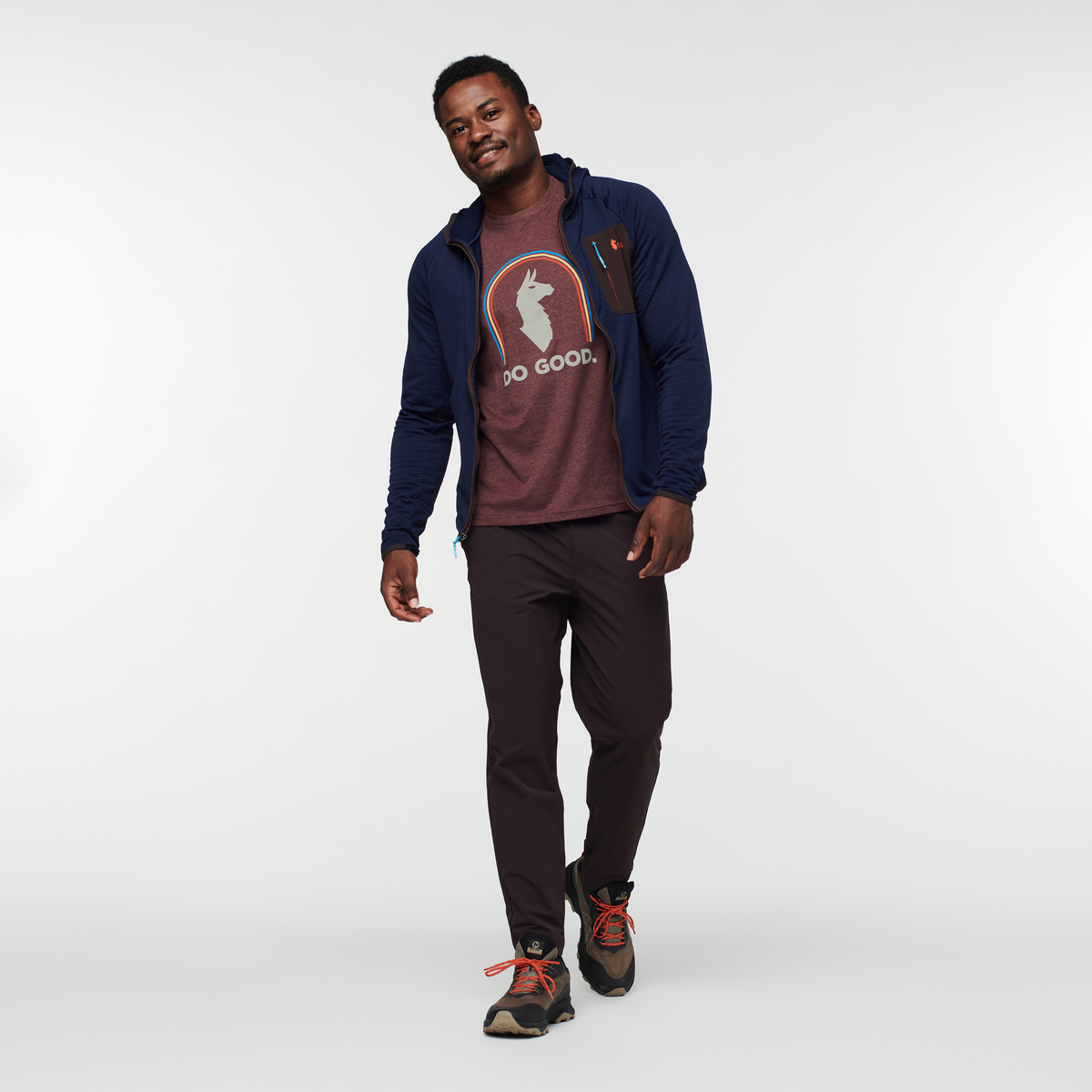Otero Fleece Full-Zip Hooded Jacket - Men's — image 2