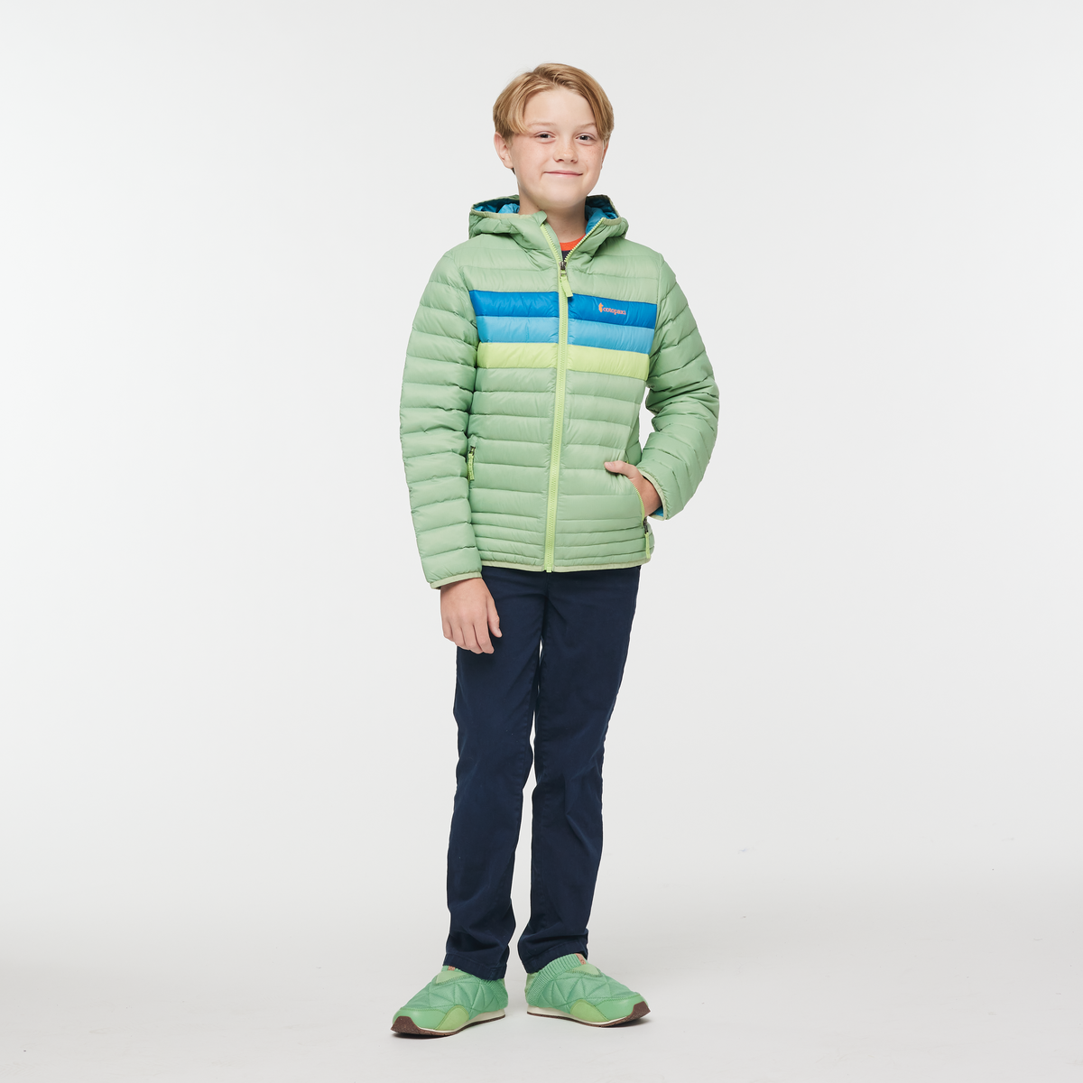 Fuego Hooded Down Jacket - Kids' — image 10