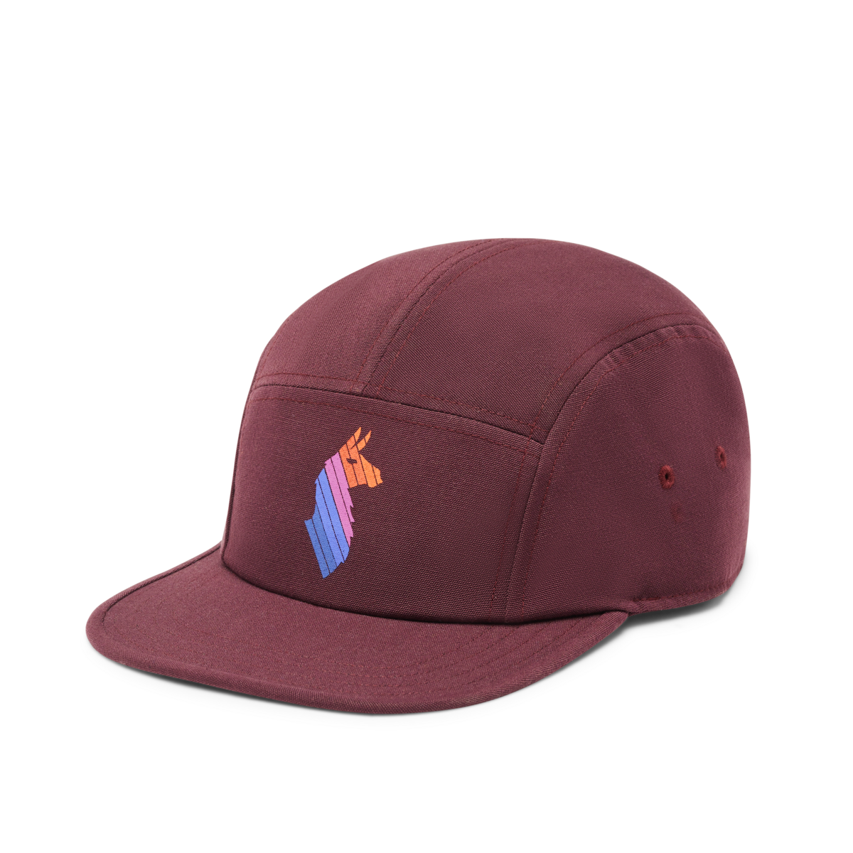 Llama Stripes 5-Panel Hat — image 1
