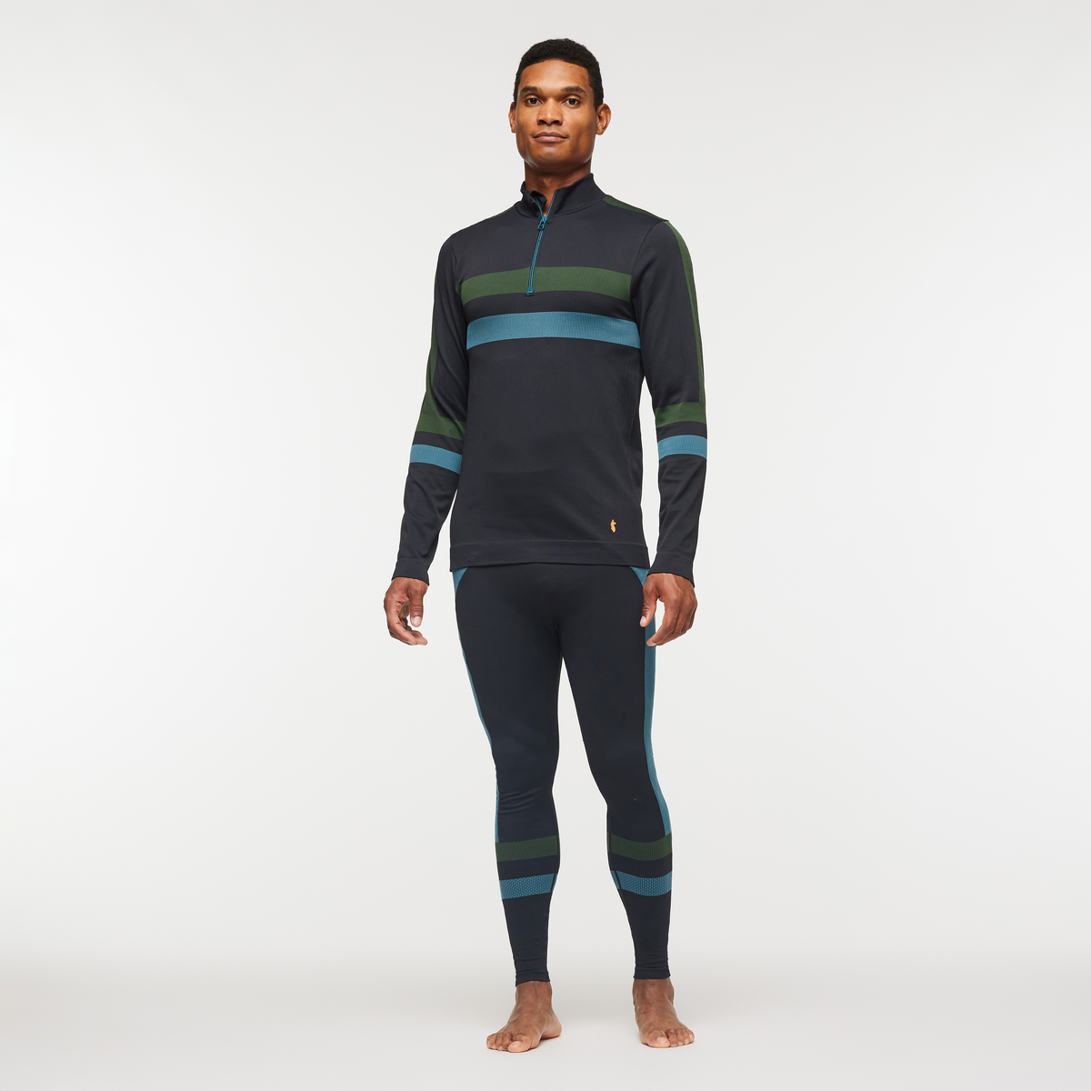 Debajo Seamless Baselayer Quarter-Zip - Men's — image 2