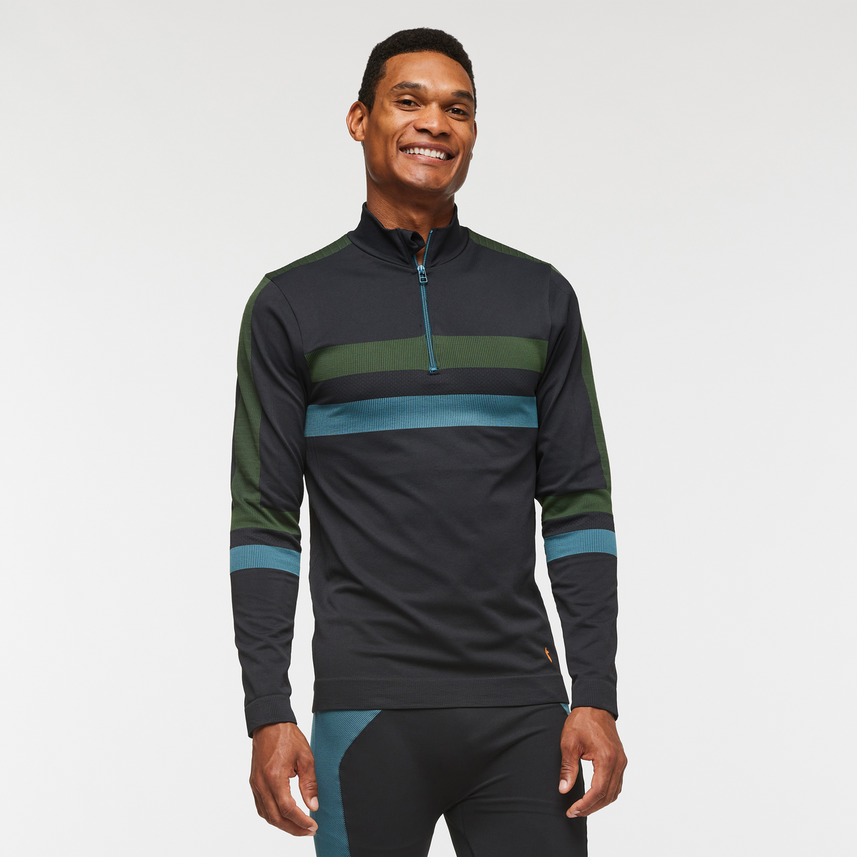 Debajo Seamless Baselayer Quarter-Zip - Men's — image 1