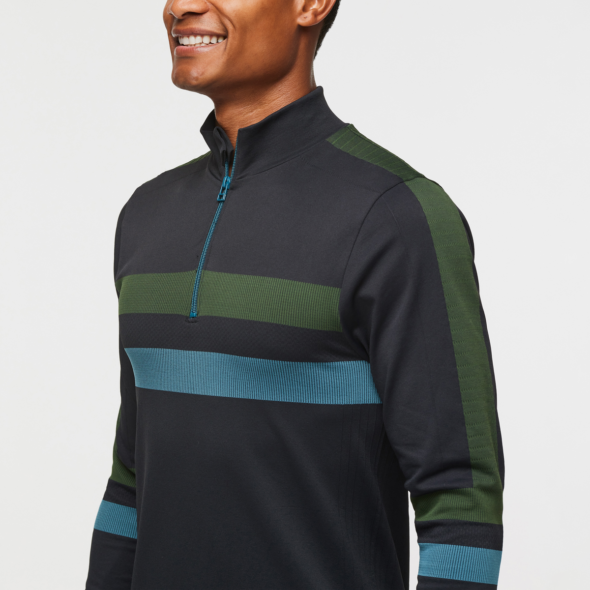 Debajo Seamless Baselayer Quarter-Zip - Men's — image 5