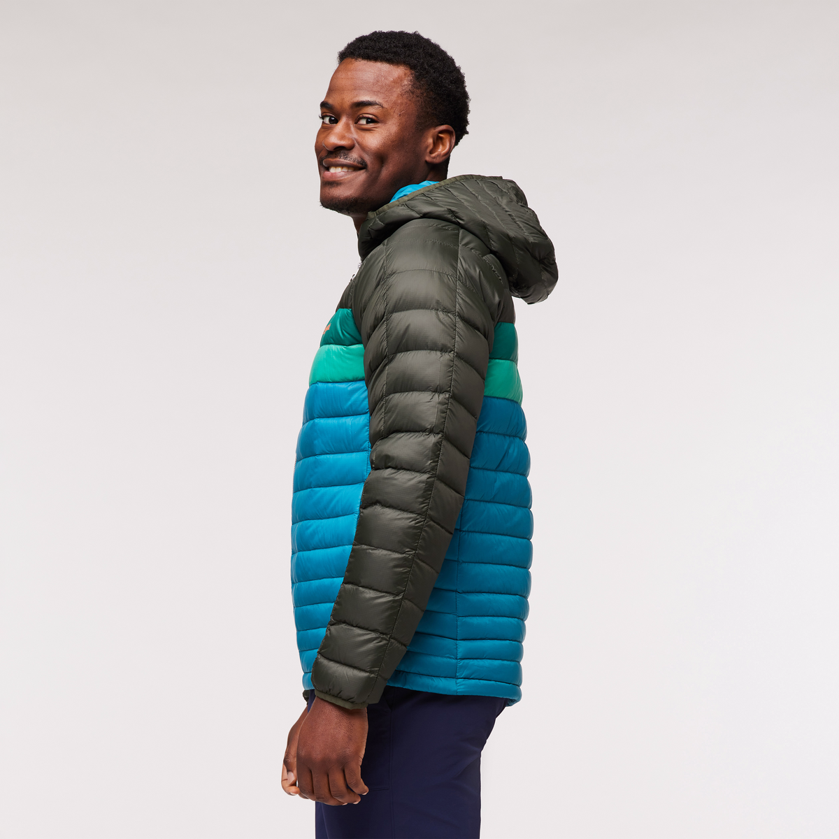 Fuego Hooded Down Jacket - Men's — image 10