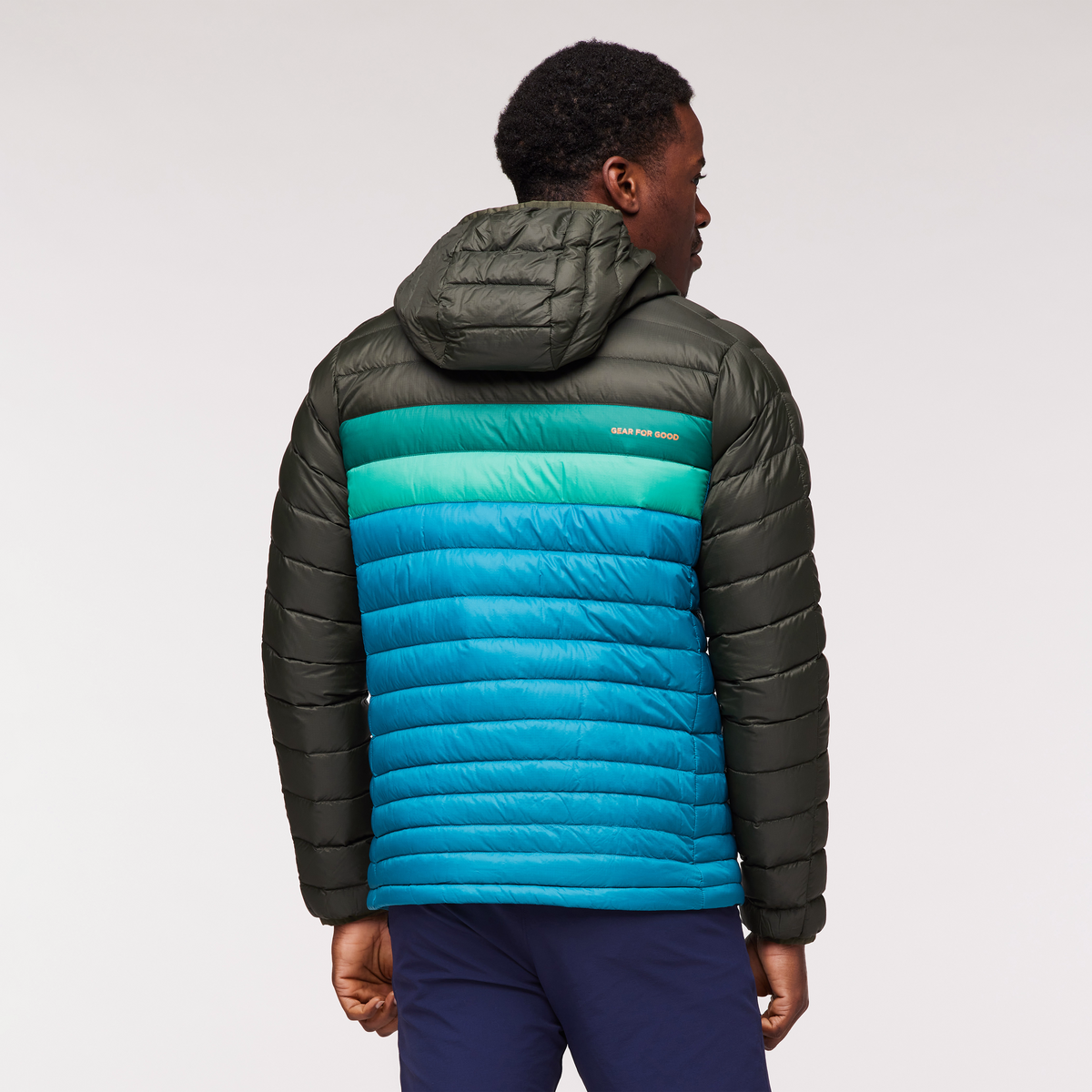 Fuego Hooded Down Jacket - Men's — image 11