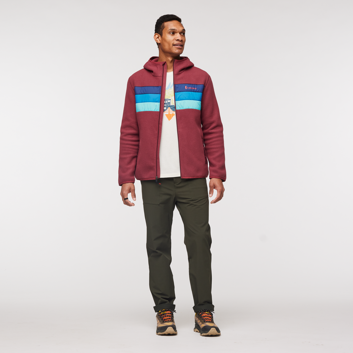 Teca Fleece Hooded Full-Zip Jacket - Men's — image 9