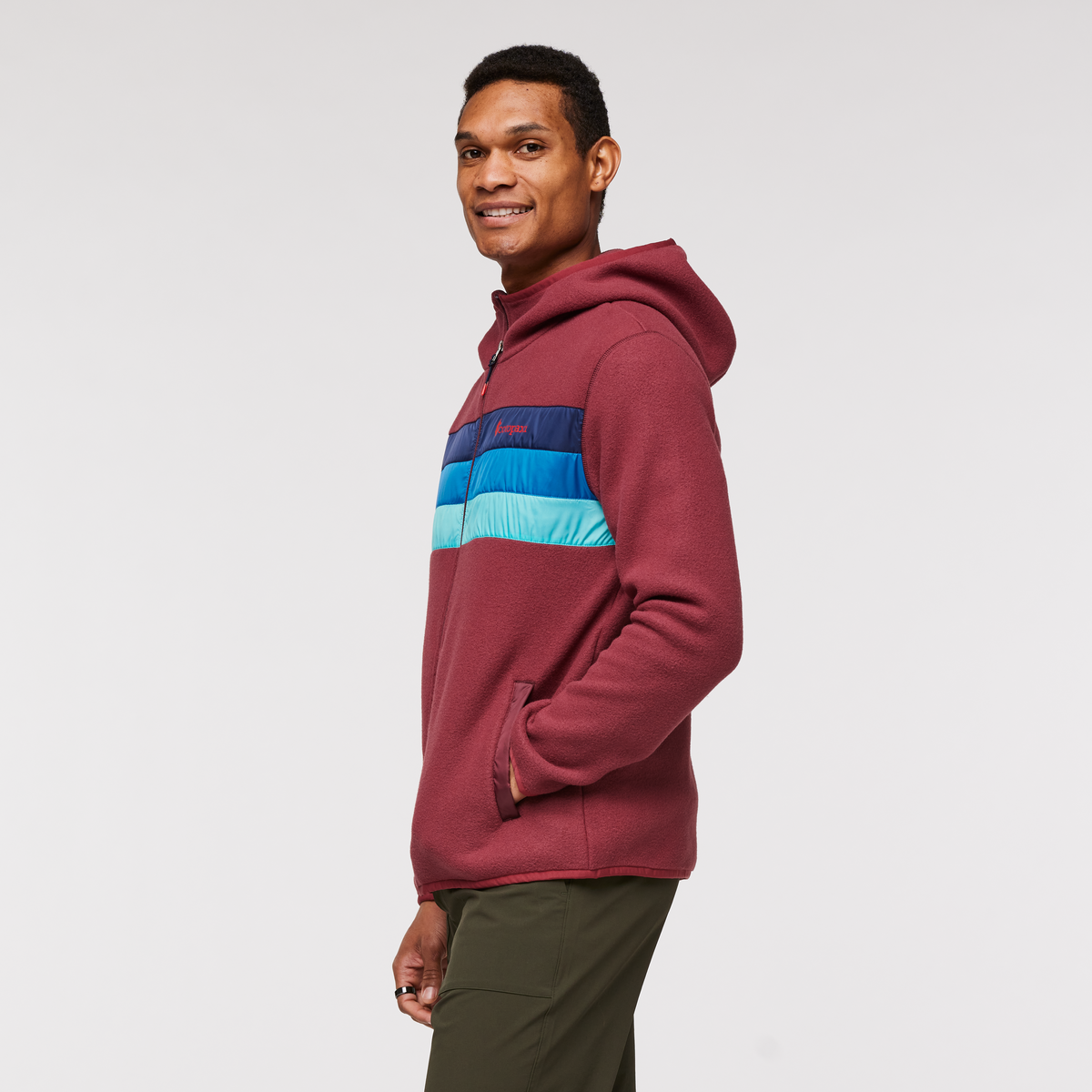 Teca Fleece Hooded Full-Zip Jacket - Men's — image 10