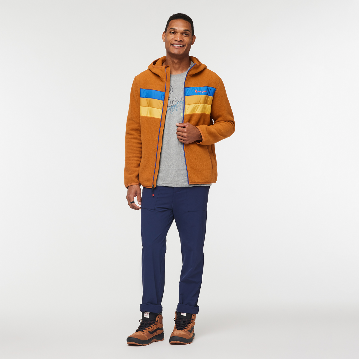 Teca Fleece Hooded Full-Zip Jacket - Men's — image 16