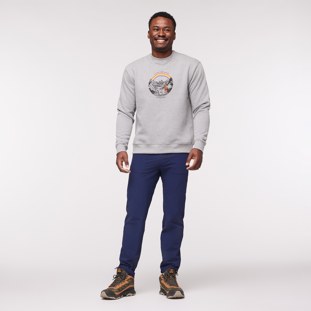 Traveling Llama Crew Sweatshirt - Men's — image 2