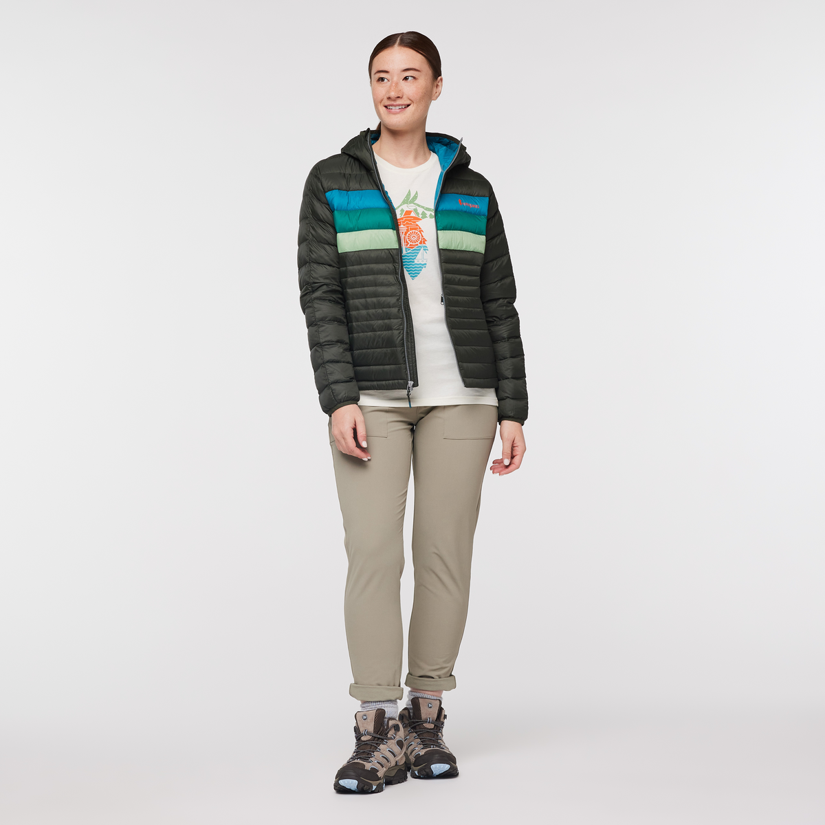 Fuego Hooded Down Jacket - Women's — image 17