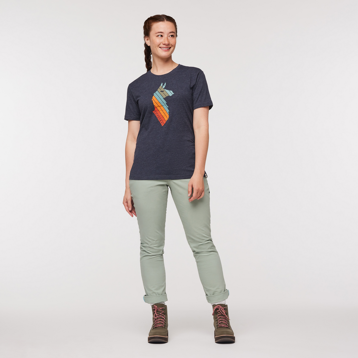 Llama Stripes T-Shirt - Women's — image 18