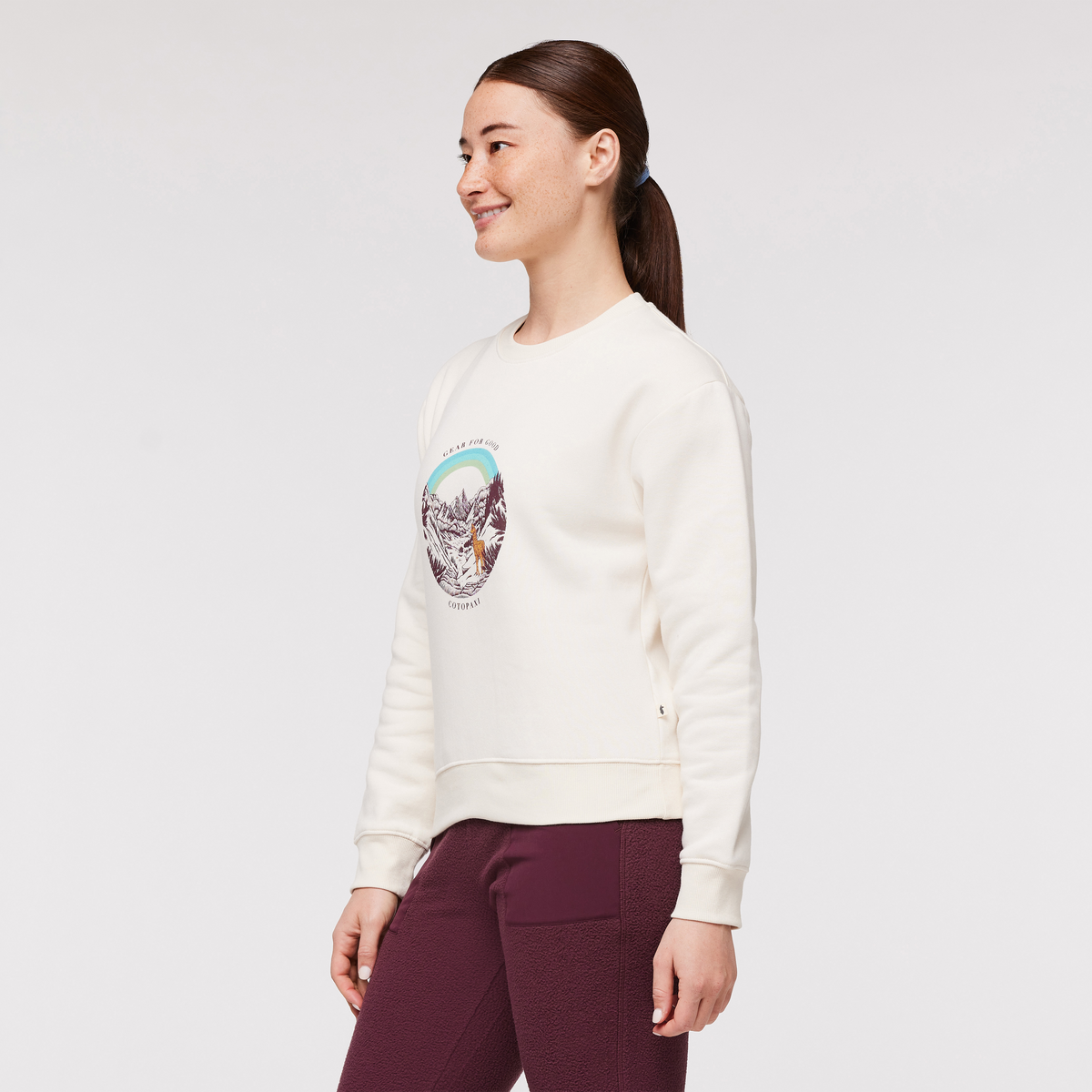Traveling Llama Crew Sweatshirt - Women's — image 3