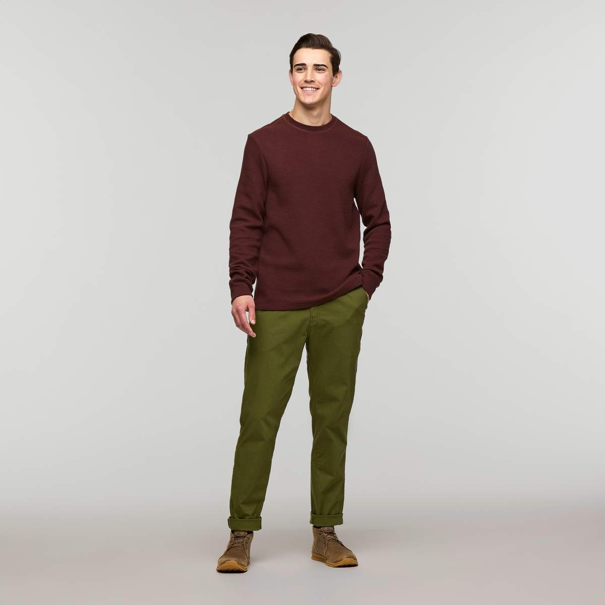 Atajo Long-Sleeve Waffle Shirt - Men's — image 2