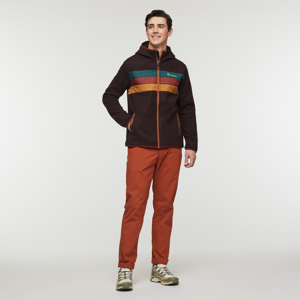 Teca Fleece Hooded Full-Zip Jacket - Men's — image 9