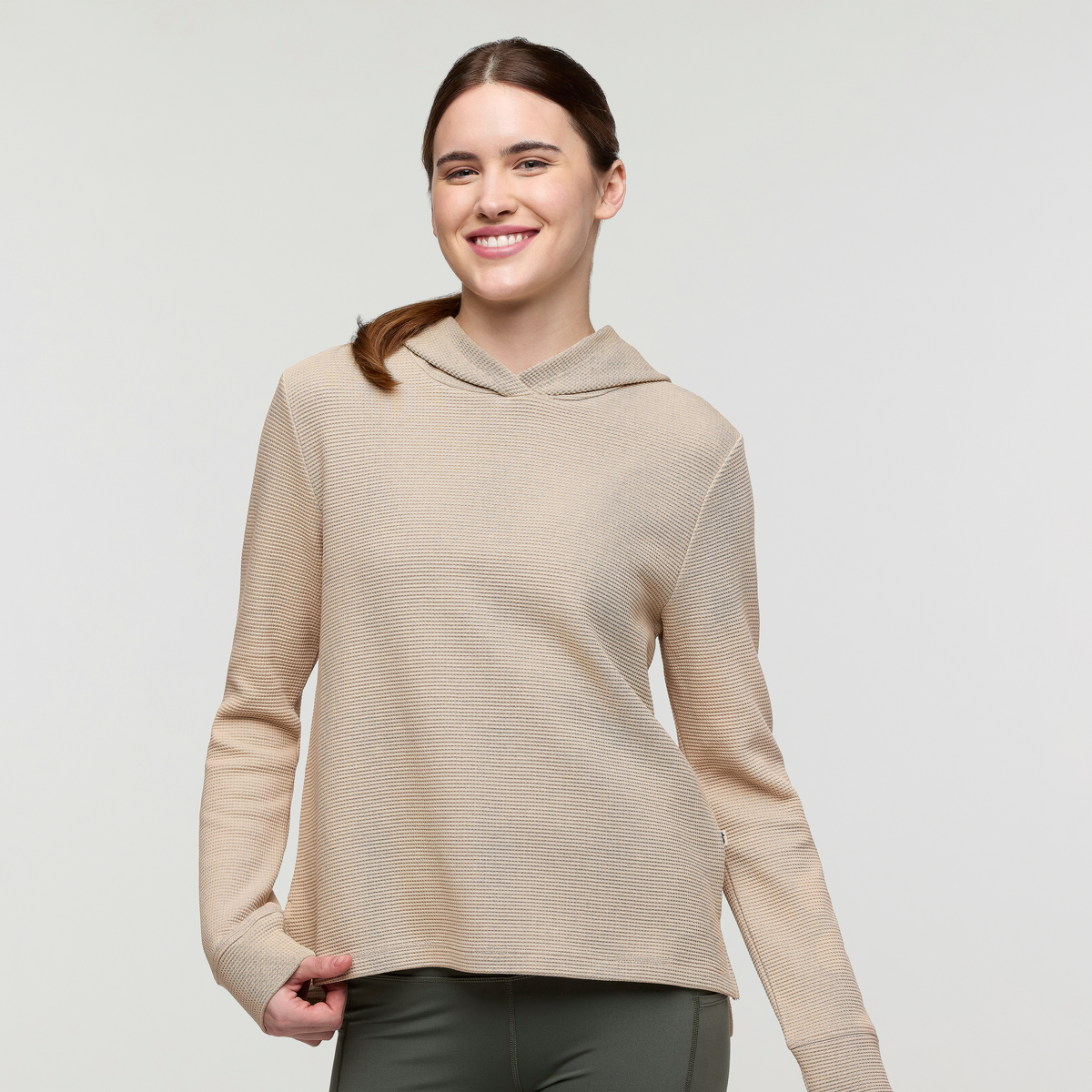 Atajo Long-Sleeve Waffle Hoodie - Women's — image 1