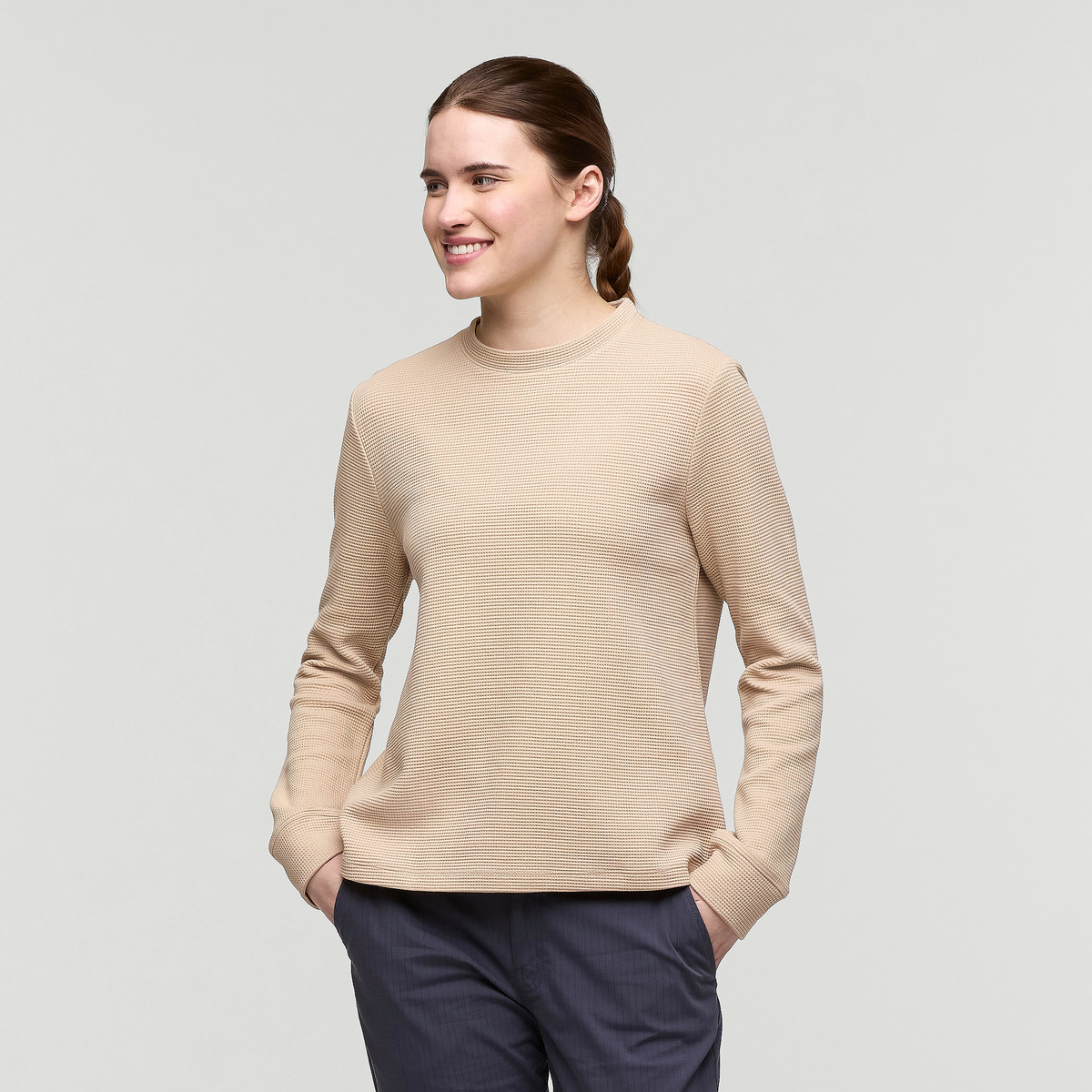 Atajo Long-Sleeve Waffle Shirt - Women's — image 1