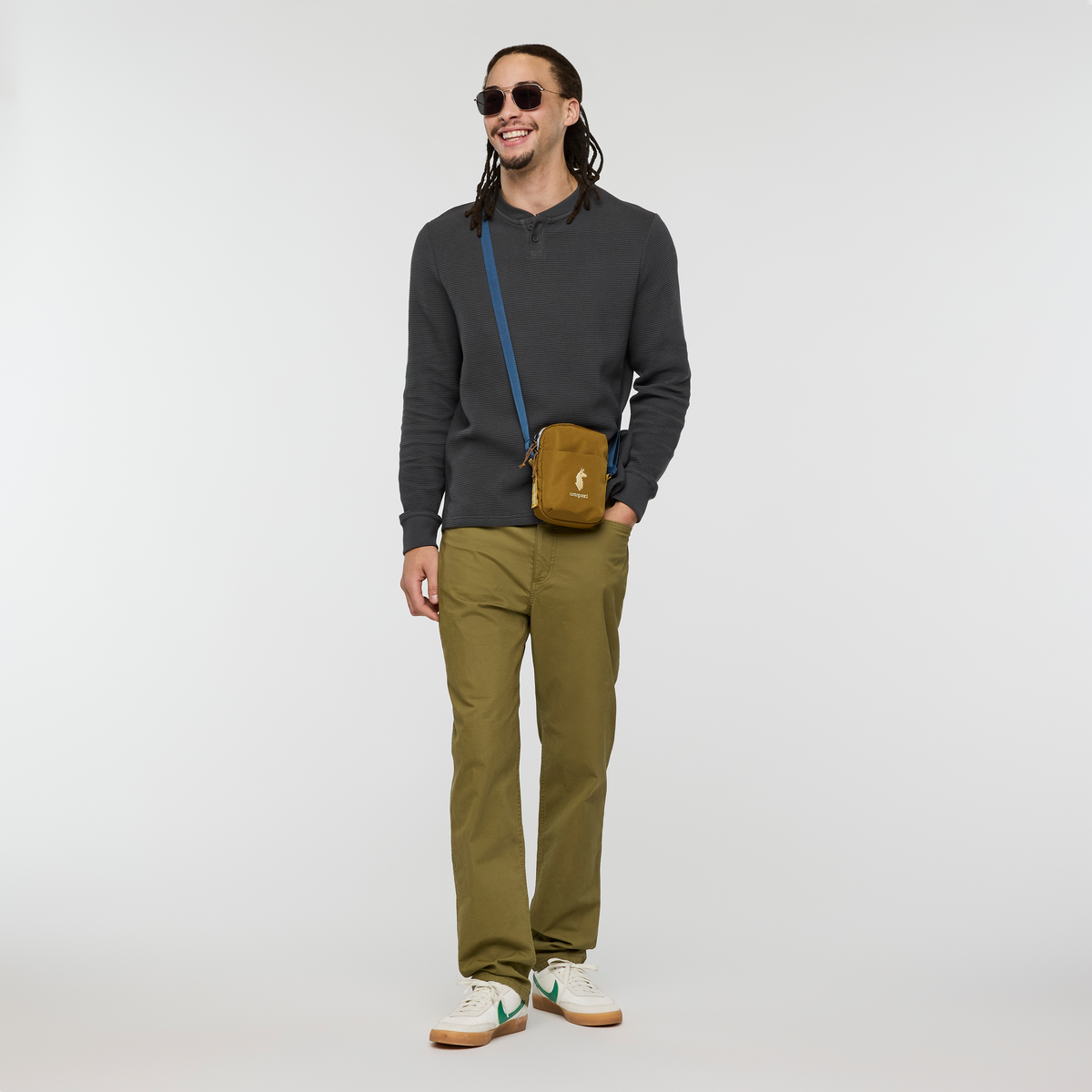 Atajo Long-Sleeve Waffle Henley - Men's — image 9