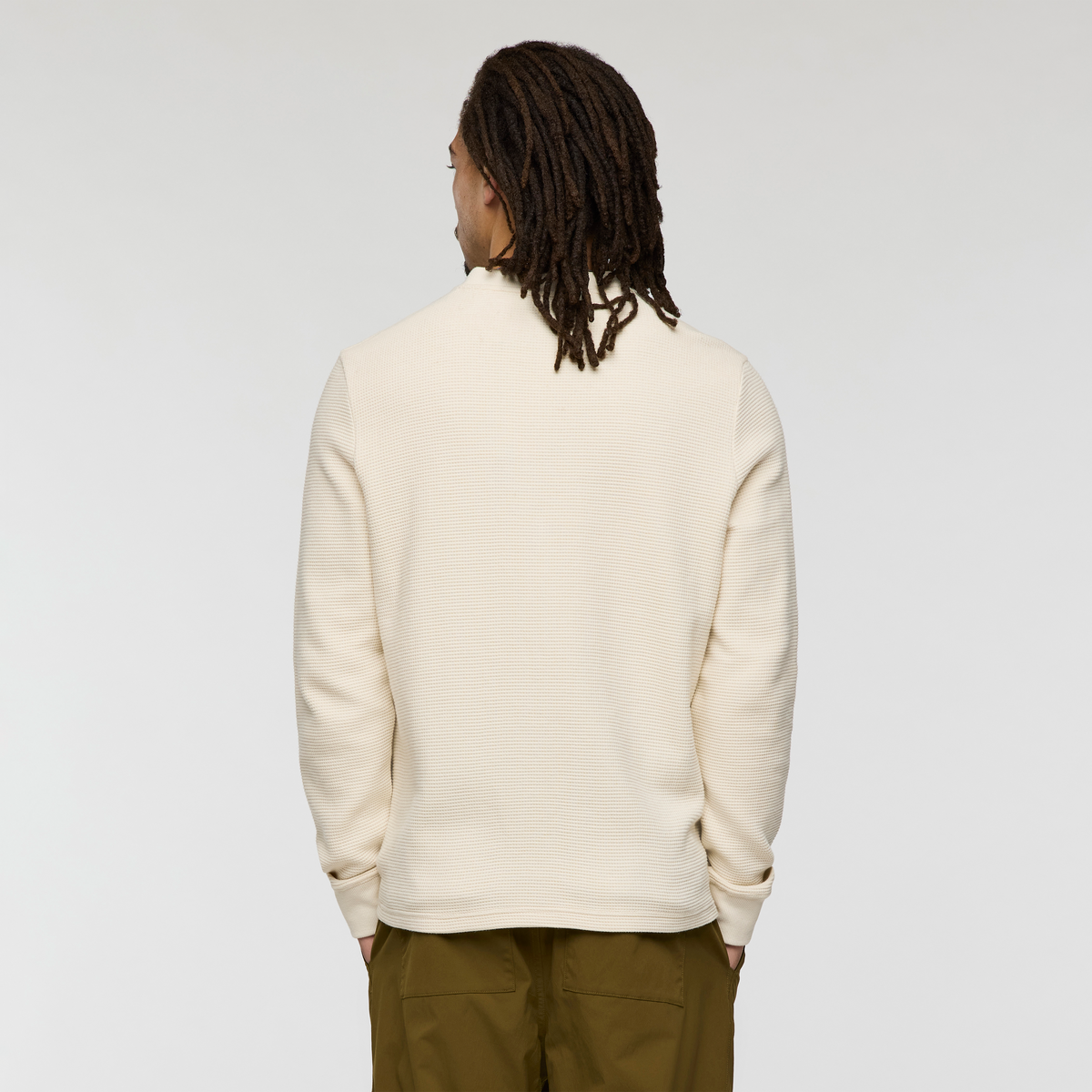 Atajo Long-Sleeve Waffle Henley - Men's — image 4