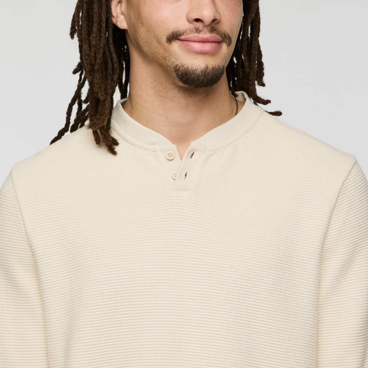 Atajo Long-Sleeve Waffle Henley - Men's — image 5