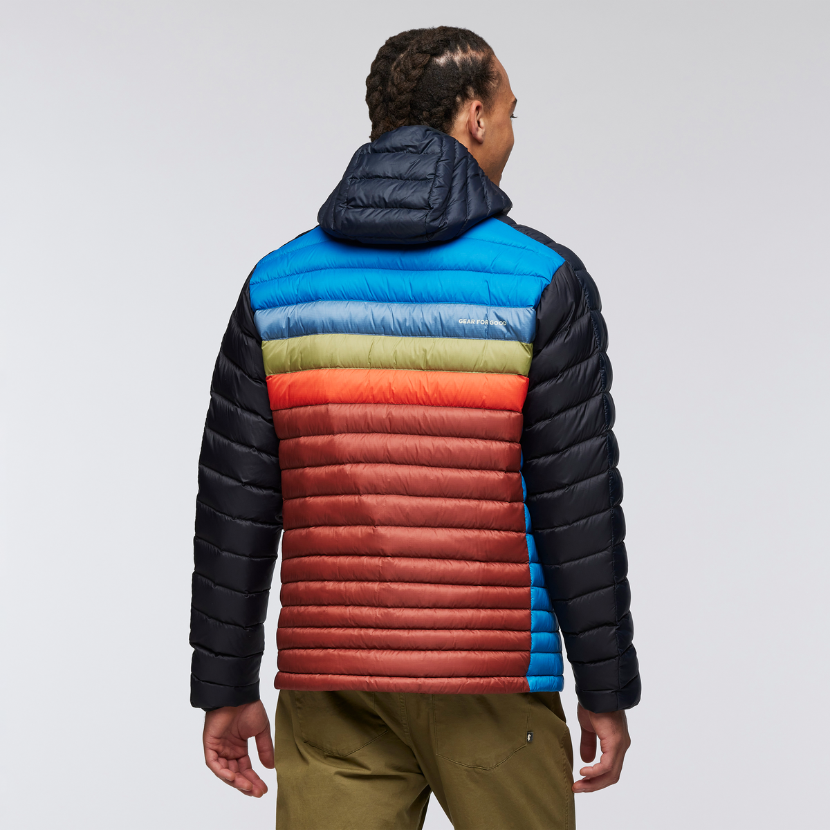 Funky Fuego Down Hooded Jacket - Men's — image 4