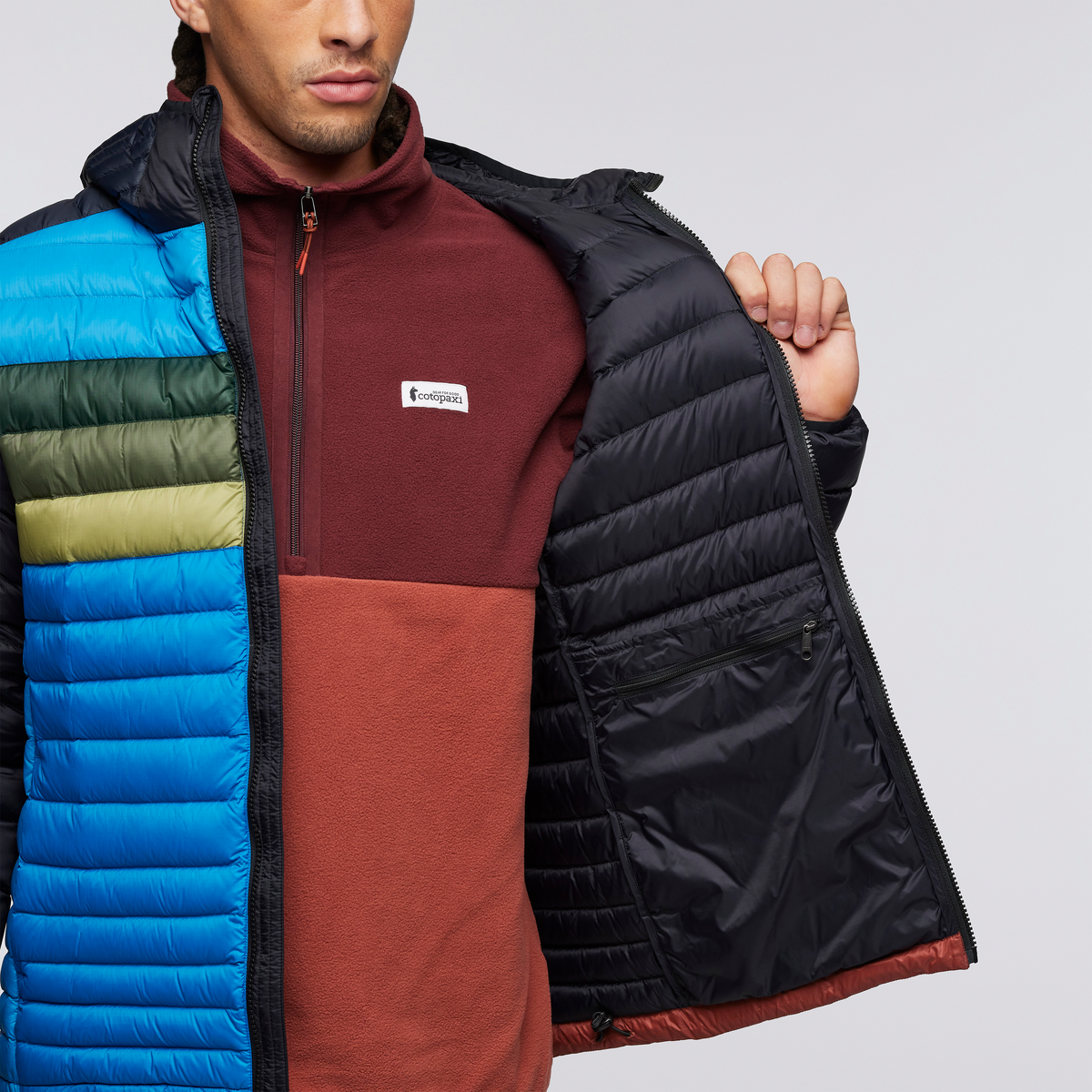 Funky Fuego Down Hooded Jacket - Men's — image 8