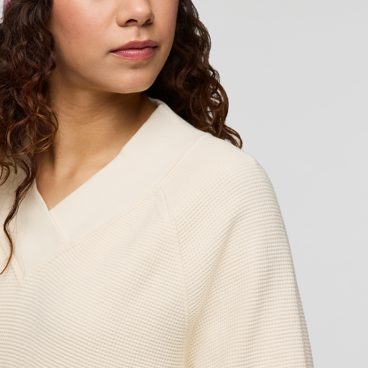 Atajo Long-Sleeve Waffle V-Neck - Women's — image 6