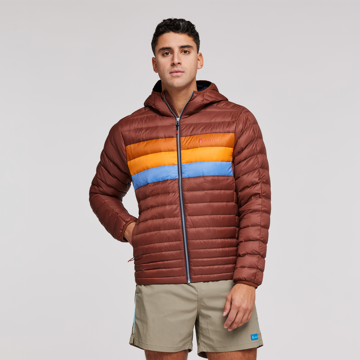 Fuego Hooded Down Jacket - Men's — image 1
