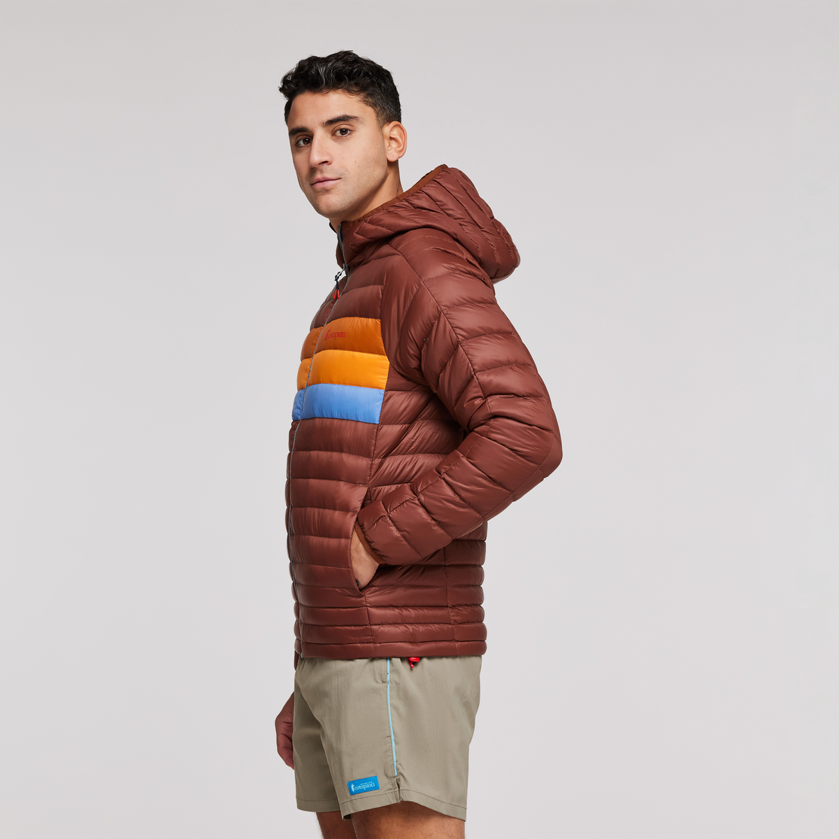 Fuego Hooded Down Jacket - Men's — image 3