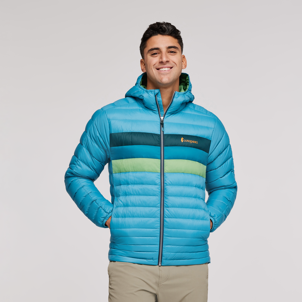 Fuego Hooded Down Jacket - Men's — image 23