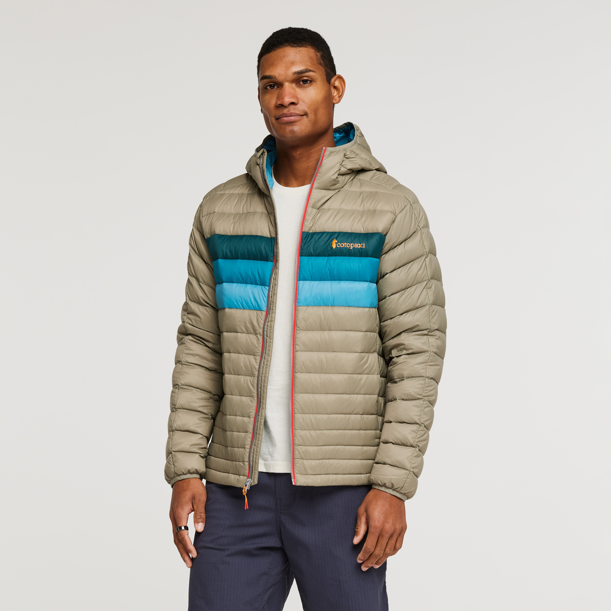 Fuego Hooded Down Jacket - Men's — image 1