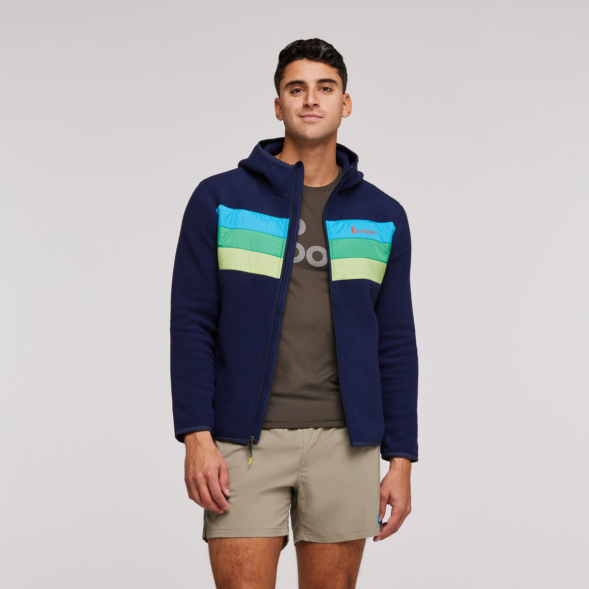 Teca Fleece Hooded Full-Zip Jacket - Men's — image 1