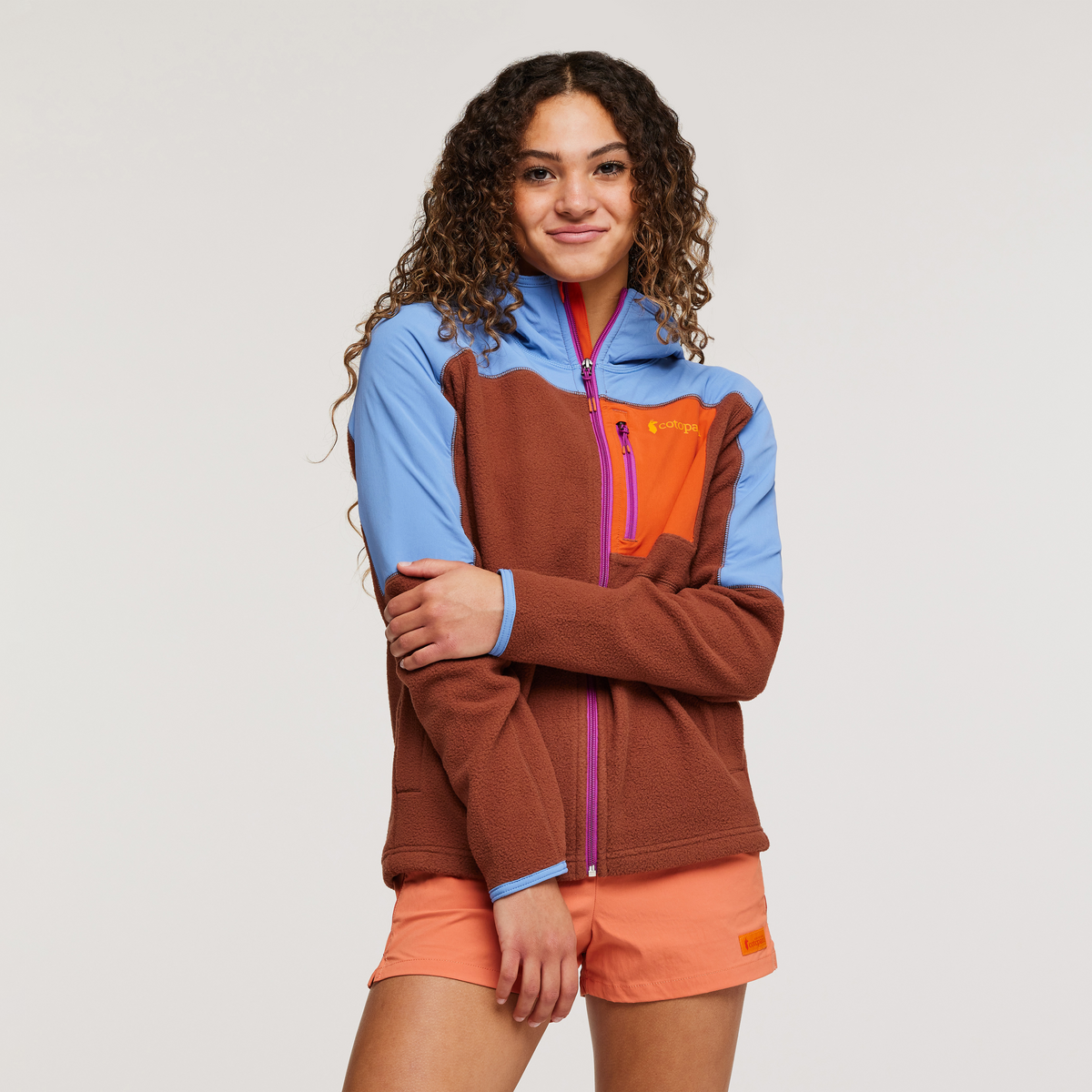 Abrazo Hooded Full-Zip Fleece Jacket - Women's black — image 1