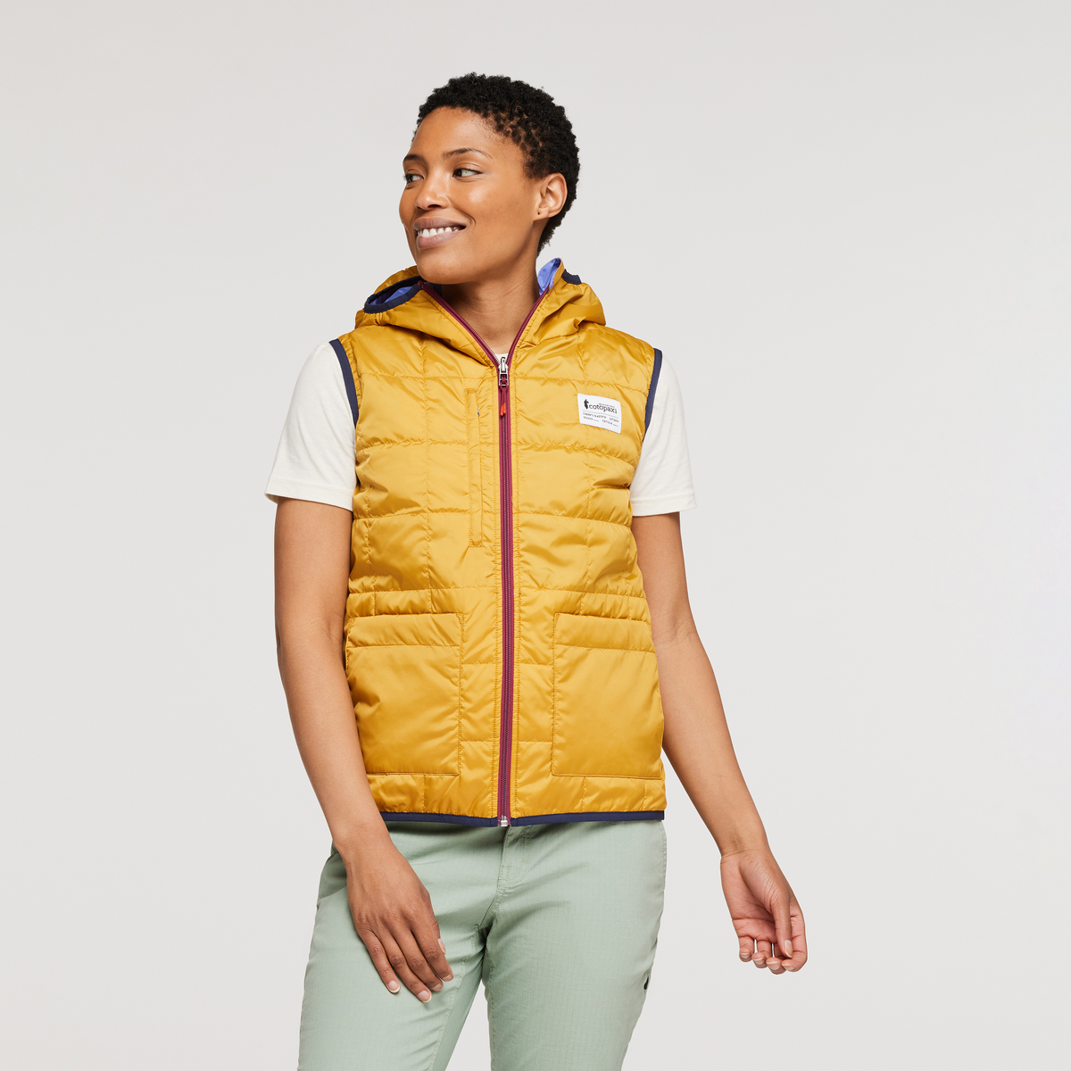Teca Cálido Reversible Hooded Vest - Women's — image 1