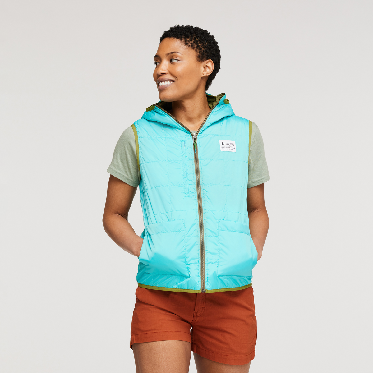 Teca Cálido Reversible Hooded Vest - Women's — image 8