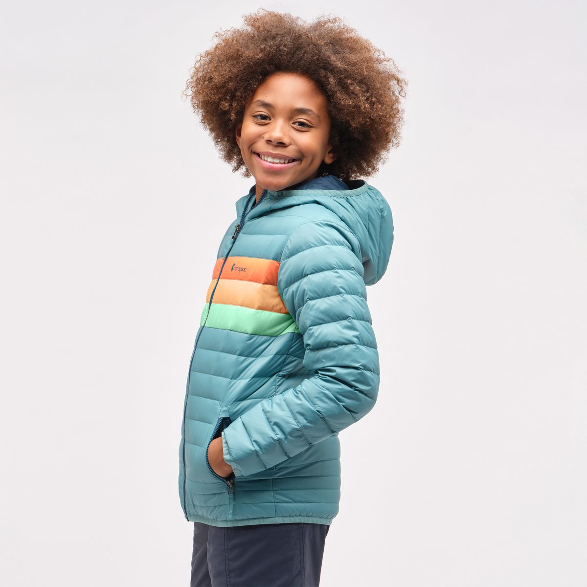 Fuego Hooded Down Jacket - Kids' — image 3