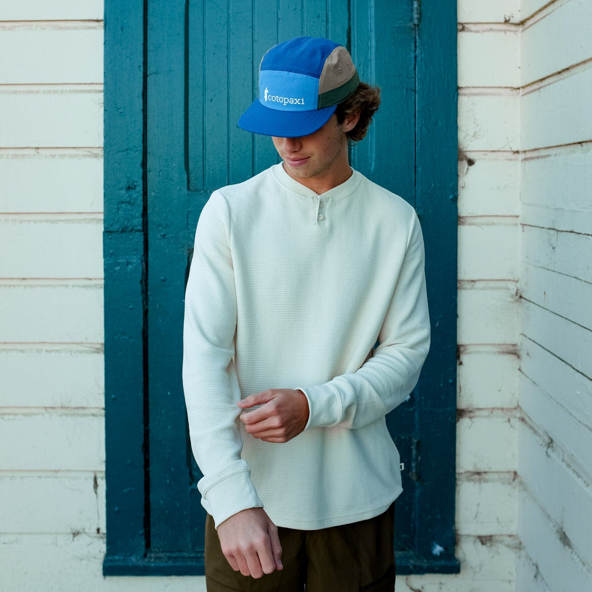 Atajo Long-Sleeve Waffle Henley - Men's — image 15