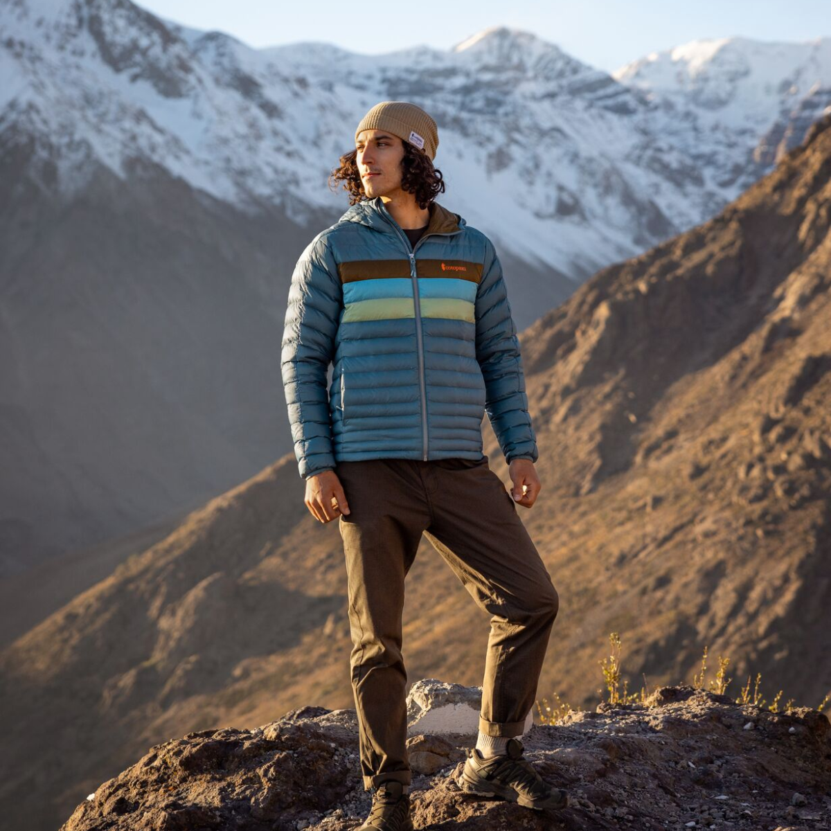 Fuego Hooded Down Jacket - Men's — image 26
