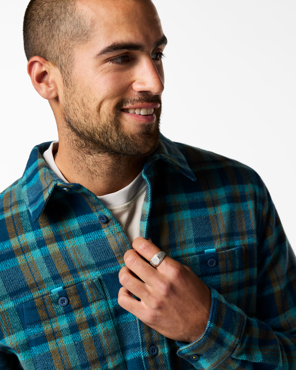 Mero Organic Flannel Shirt - Men's — image 4