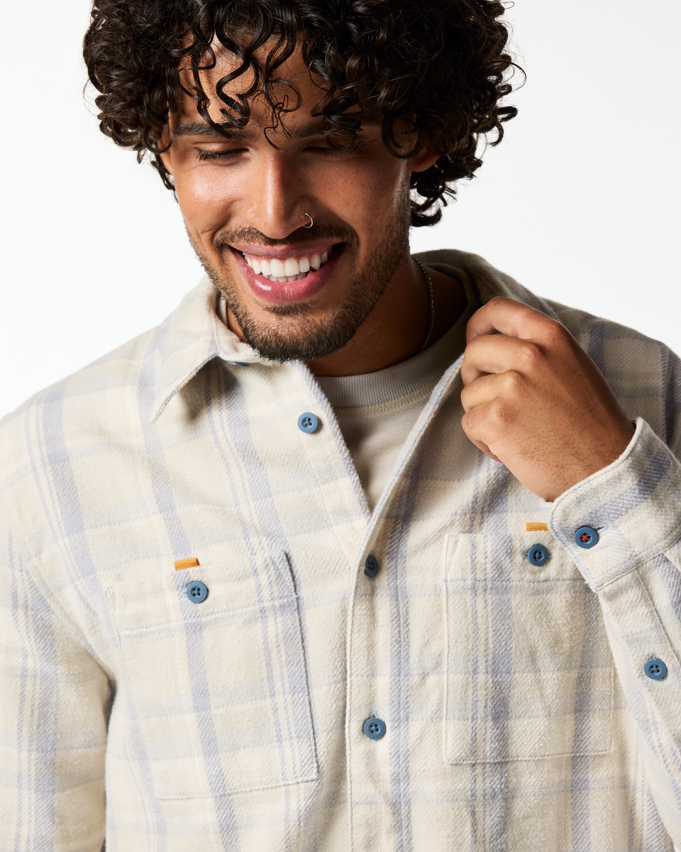 Mero Organic Flannel Shirt - Men's — image 10
