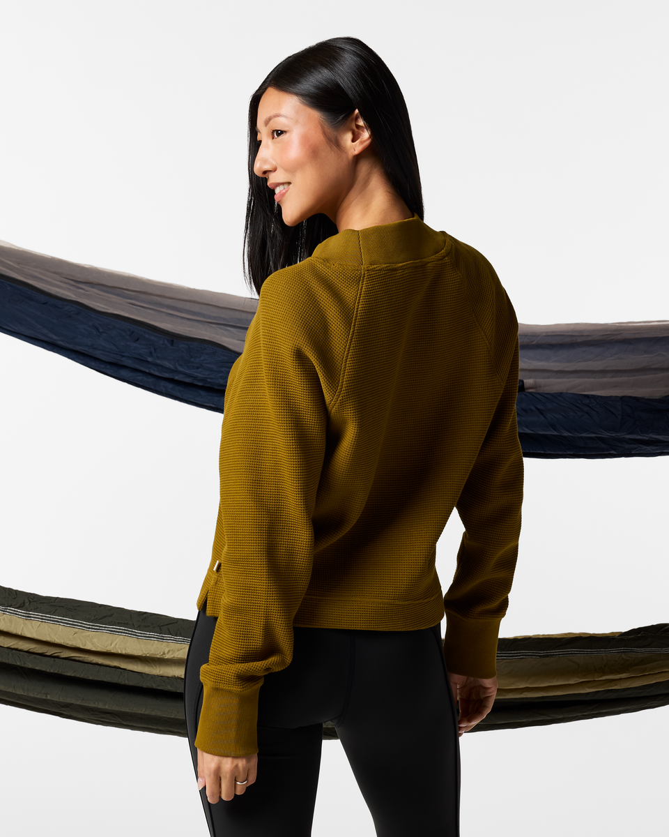 Atajo Long-Sleeve Waffle V-Neck - Women's — image 9