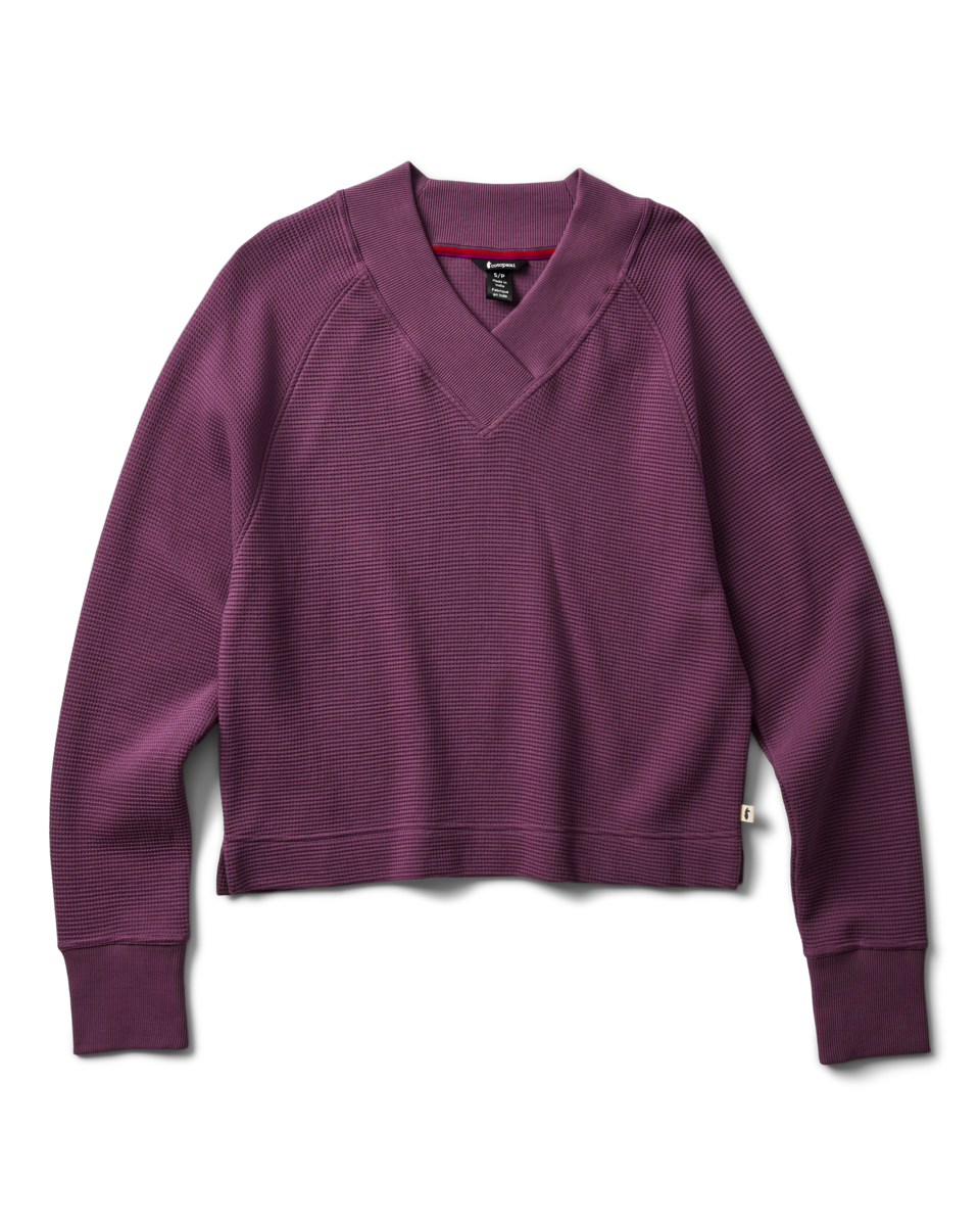 Atajo Long-Sleeve Waffle V-Neck - Women's — image 18