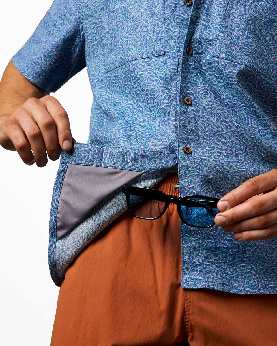 Afuera Button Up Shirt - Print - Men's — image 11