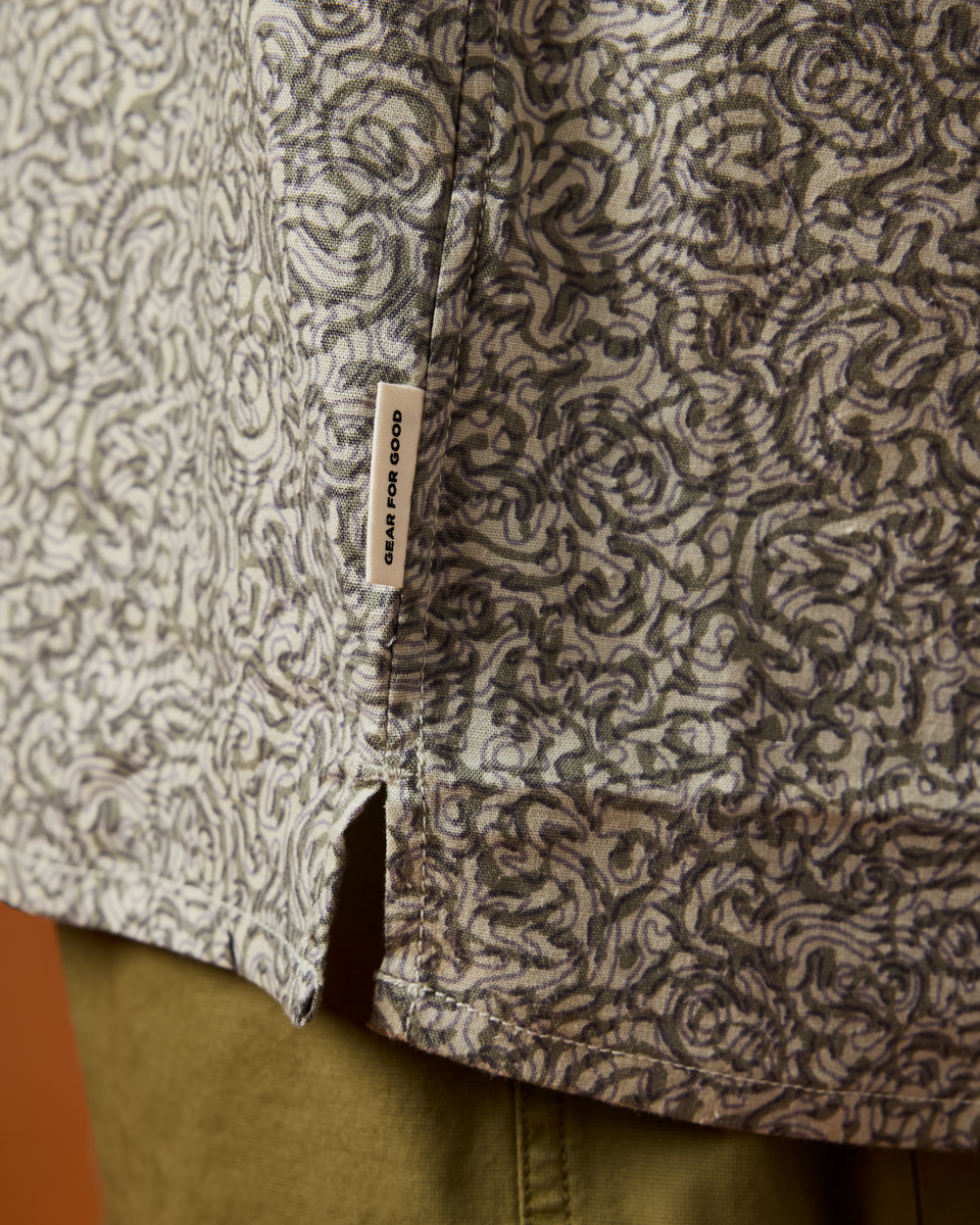 Afuera Button Up Shirt - Print - Men's — image 5