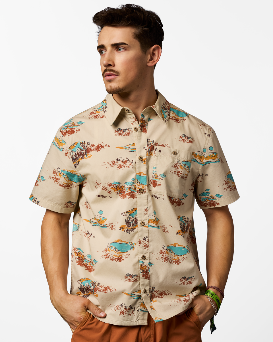 Estival Button Up Shirt - Print - Men's — image 1