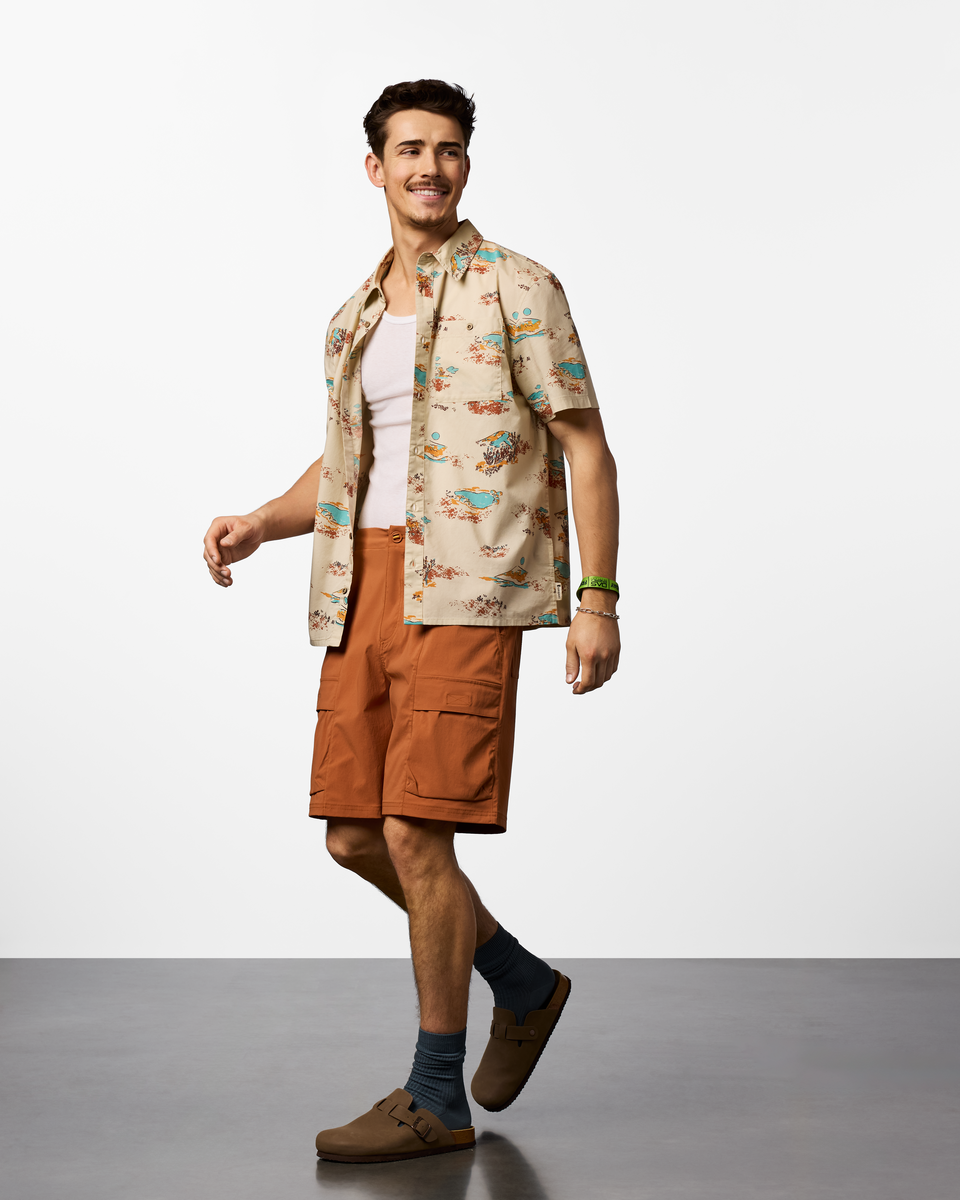 Estival Button Up Shirt - Print - Men's — image 2