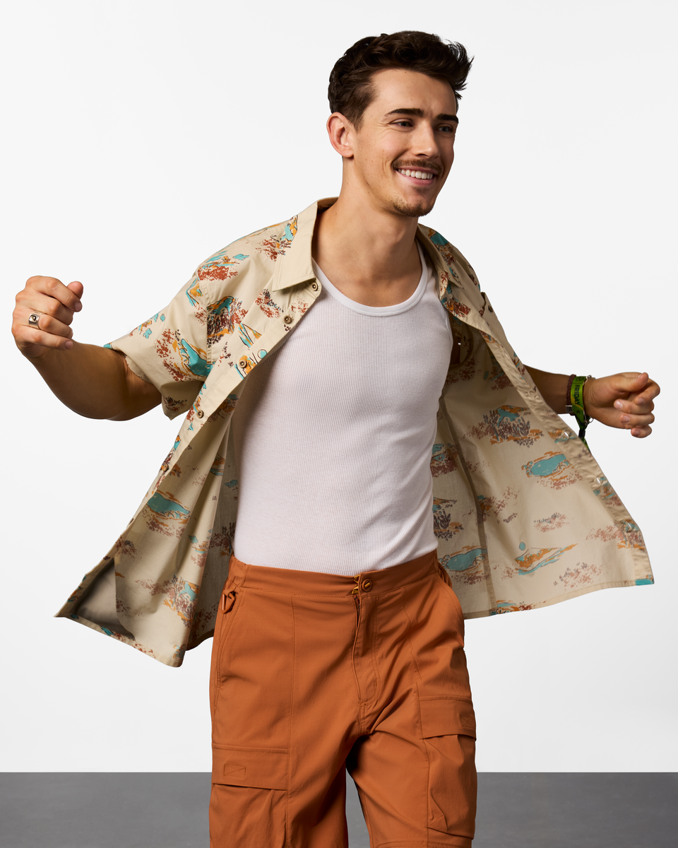 Estival Button Up Shirt - Print - Men's — image 7