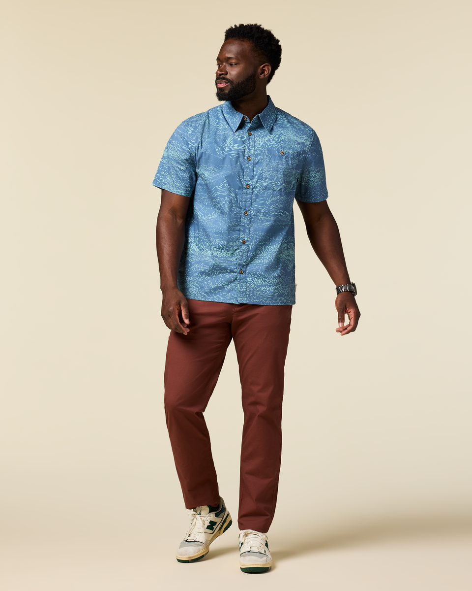 Estival Button Up Shirt - Print - Men's — image 24